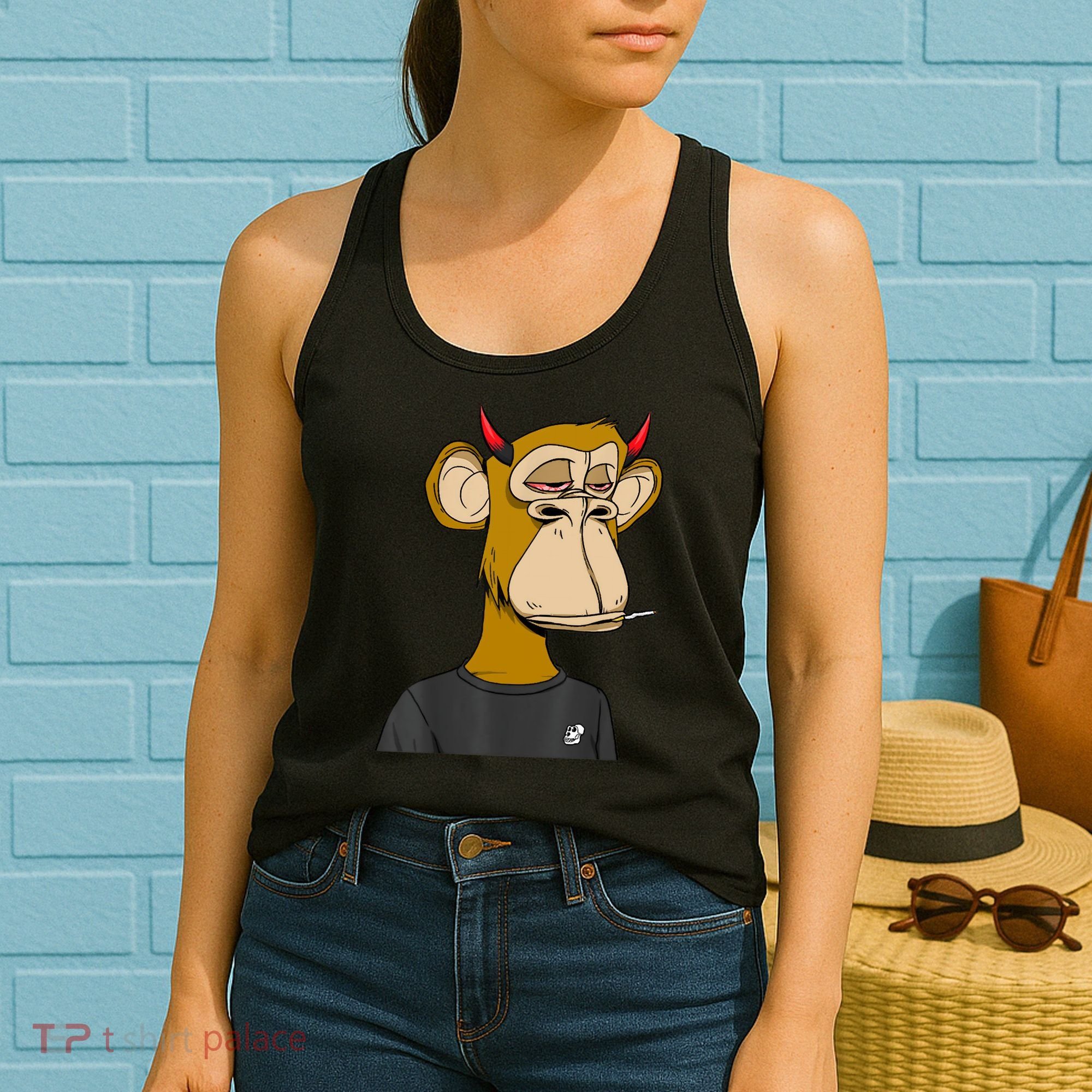 Bitcoin Ape Stoned Women's Tank Top