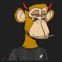 Bitcoin Ape Stoned Golf Towel thumb 3