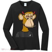 Bitcoin Ape Stoned Women's Long Sleeve Shirt thumb 0