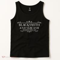 Blacksmith And Sarcasm Blacksmith Craftsman Metal Hoof Blacksmith Tank Top thumb 2