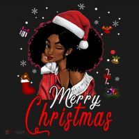 Black African Santa Hat African American Merry Christmas Pj Cool Gift Backpack thumb 2