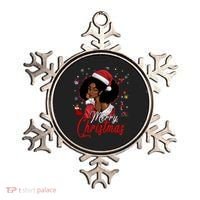 Black African Santa Hat African American Merry Christmas Pj Cool Gift Ornament thumb 0
