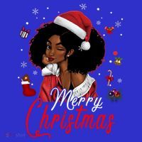 Black African Santa Hat African American Merry Christmas Pj Cool Gift Kids Sweatshirt thumb 2