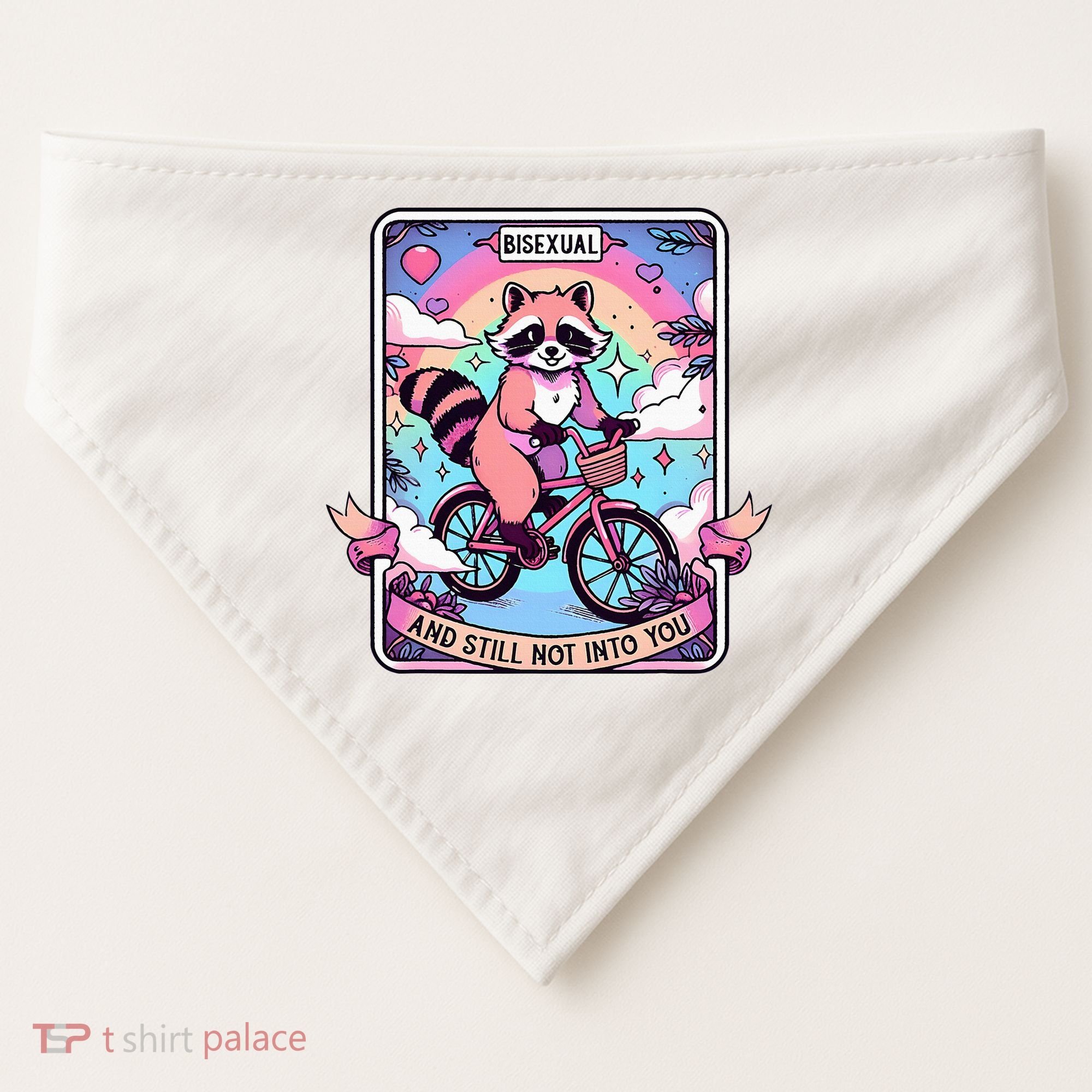 Bisexual And Still Not Into You Bi Pride Subtle USA-Made Doggie Bandana