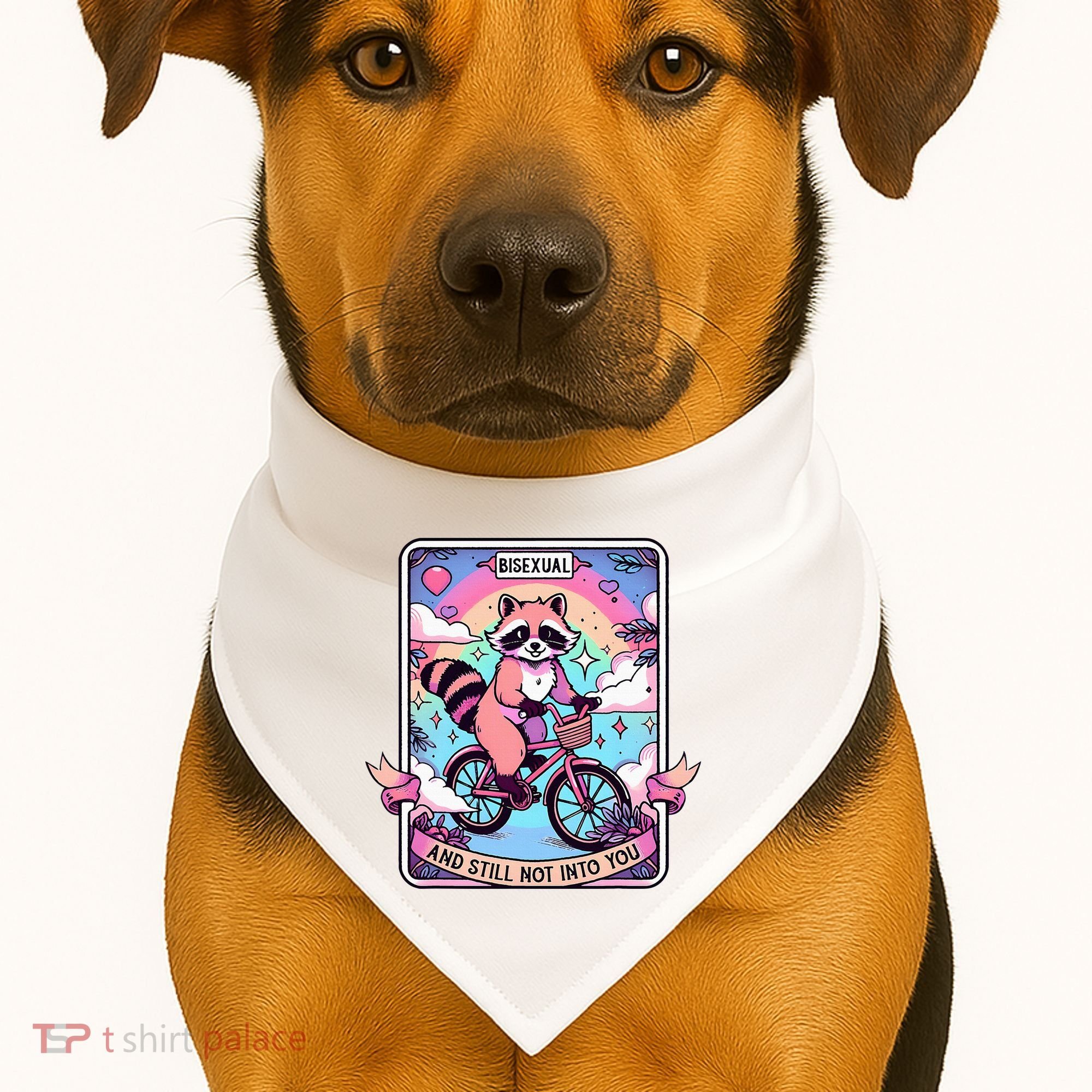 Bisexual And Still Not Into You Bi Pride Subtle USA-Made Doggie Bandana