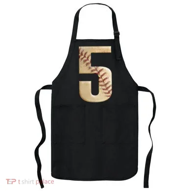 Baseball 5th Birthday  Apron