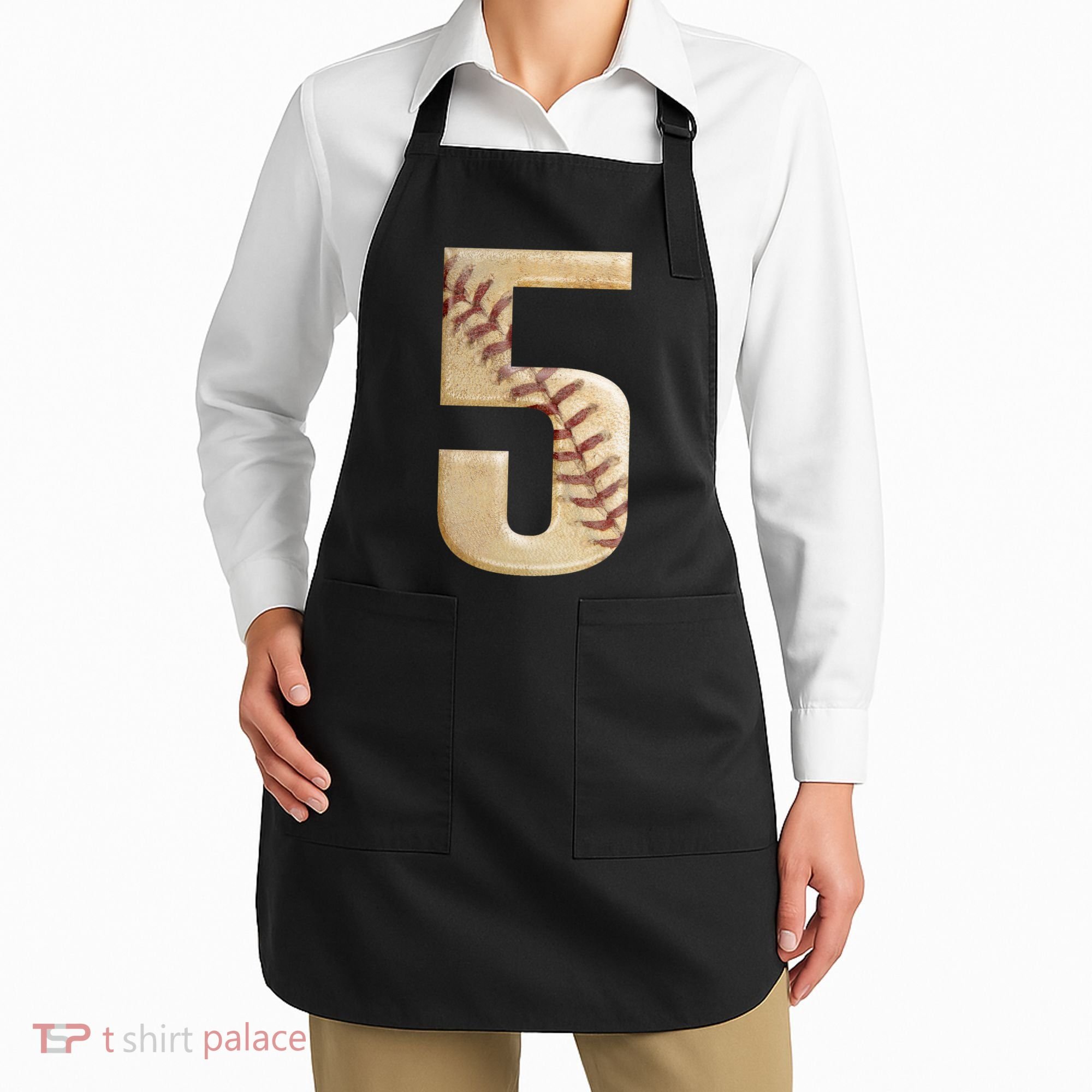 Baseball 5th Birthday  Apron
