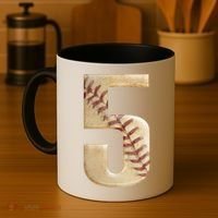 Baseball 5th Birthday  Coffee Mug thumb 4