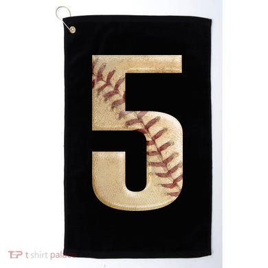 Baseball 5th Birthday  Golf Towel