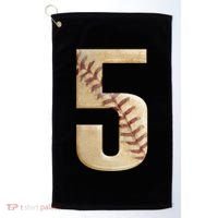 Baseball 5th Birthday  Golf Towel thumb 0