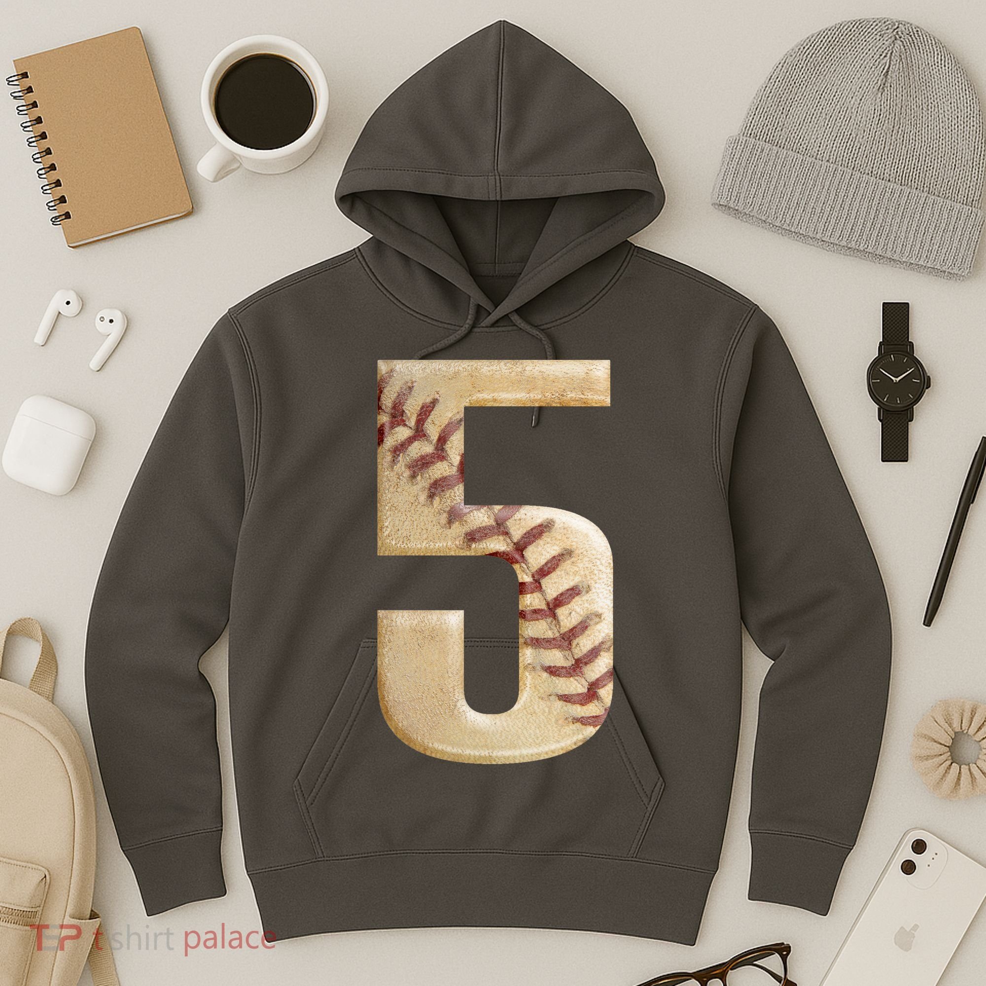 Baseball 5th Birthday  Hoodie