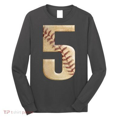 Baseball 5th Birthday  Long Sleeve Shirt