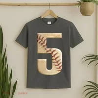 Baseball 5th Birthday  T-Shirt thumb 2