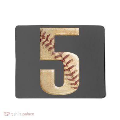 Baseball 5th Birthday  Mousepad