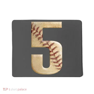 Baseball 5th Birthday  Mousepad