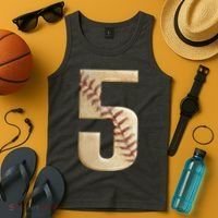 Baseball 5th Birthday  Tank Top thumb 4