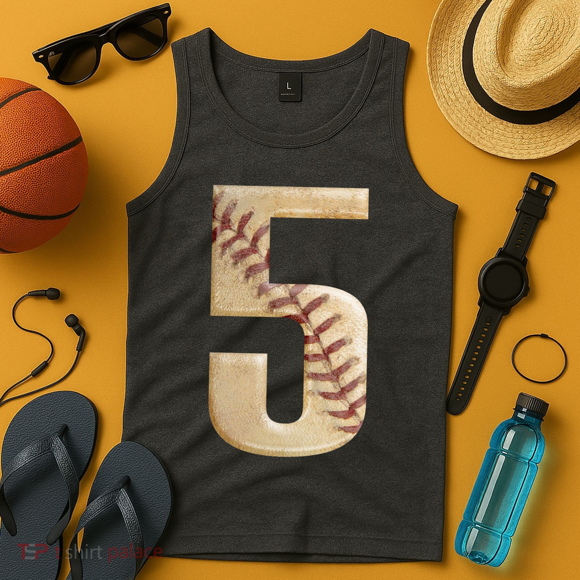 Baseball 5th Birthday  Tank Top