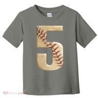 Baseball 5th Birthday  Toddler T-Shirt thumb 0