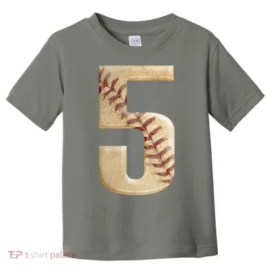 Baseball 5th Birthday  Toddler T-Shirt