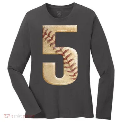 Baseball 5th Birthday  Women's Long Sleeve Shirt