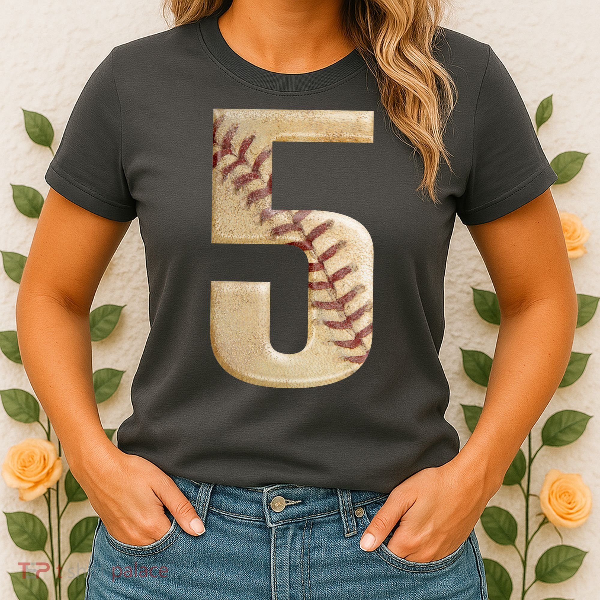 Baseball 5th Birthday  Women's T-Shirt