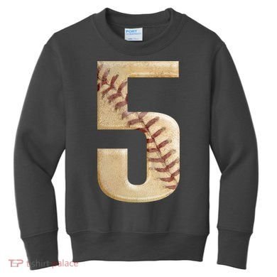 Baseball 5th Birthday  Kids Sweatshirt