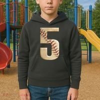 Baseball 5th Birthday  Kids Hoodie thumb 2