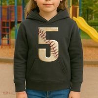 Baseball 5th Birthday  Kids Hoodie thumb 3