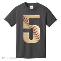 Baseball 5th Birthday  Kids T-Shirt thumb 0