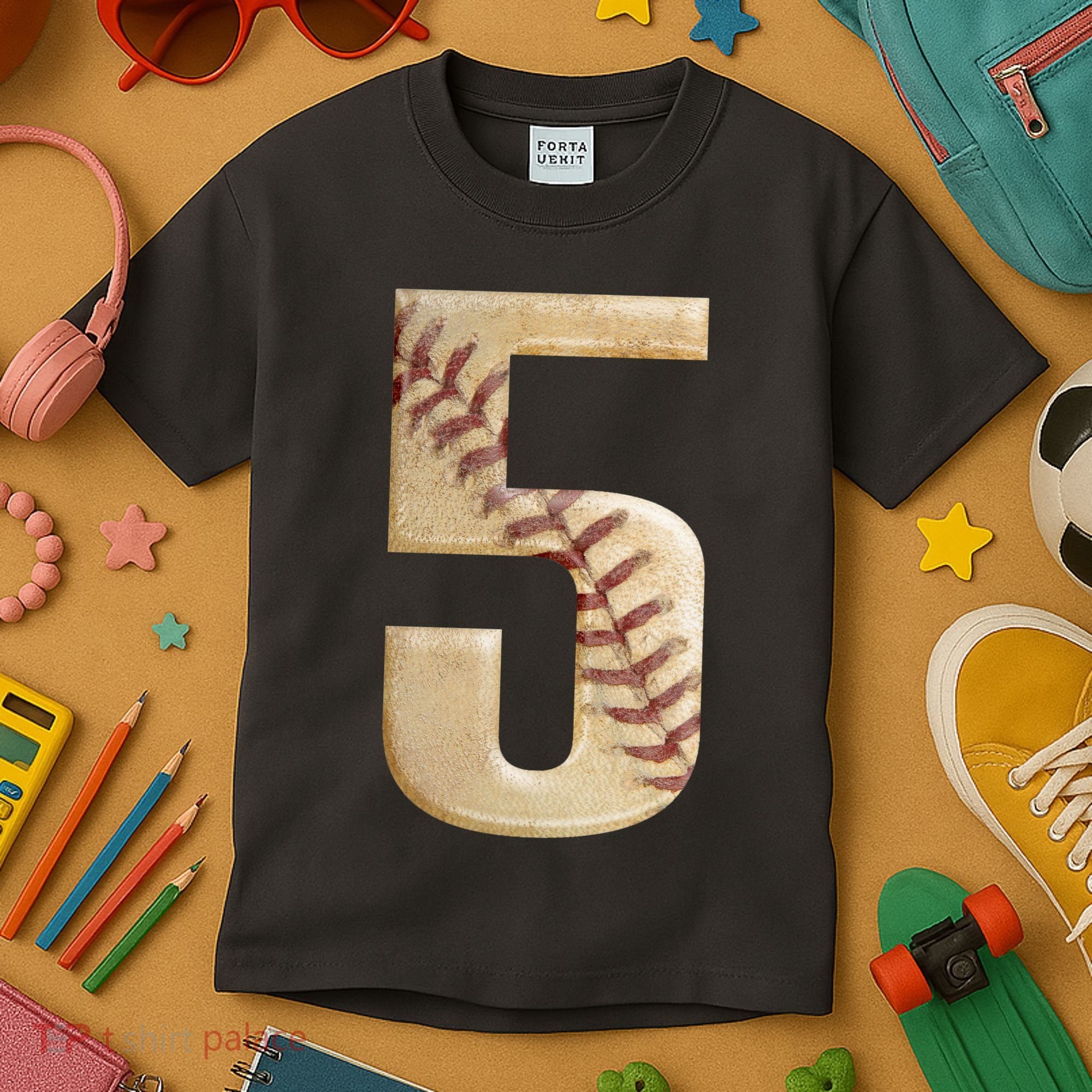Baseball 5th Birthday  Kids T-Shirt
