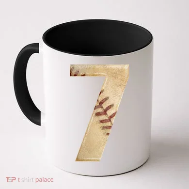 Baseball 7th Birthday Coffee Mug