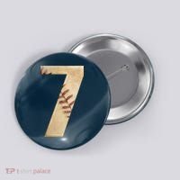 Baseball 7th Birthday Button thumb 0