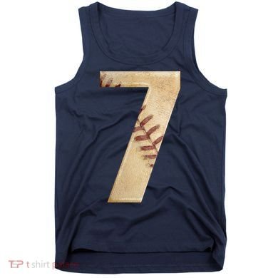 Baseball 7th Birthday Tank Top