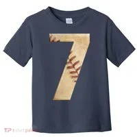 Baseball 7th Birthday Toddler T-Shirt thumb 0