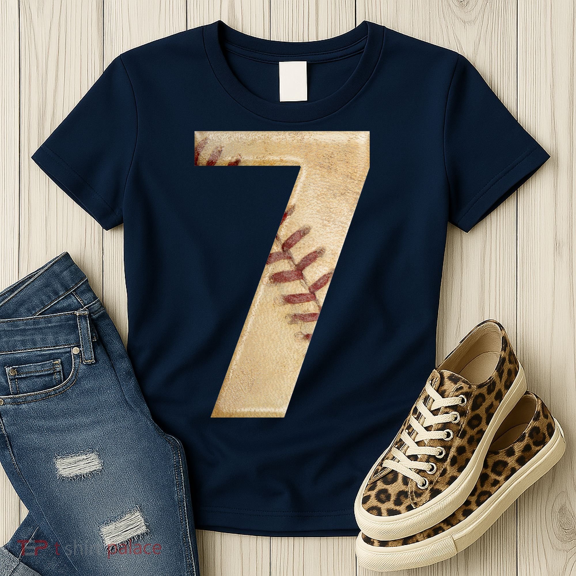 Baseball 7th Birthday Women's T-Shirt