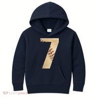 Baseball 7th Birthday Kids Hoodie thumb 0