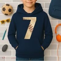 Baseball 7th Birthday Kids Hoodie thumb 2