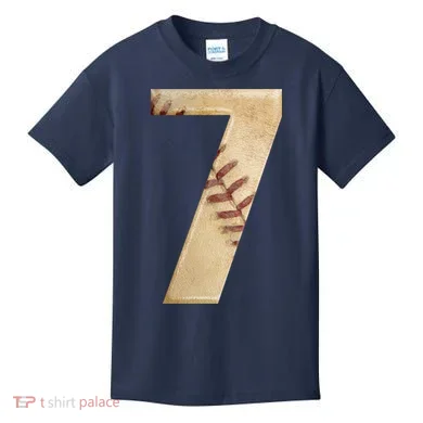 Baseball 7th Birthday Kids T-Shirt