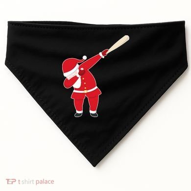 Baseball Bat Dabbing Santa USA-Made Doggie Bandana