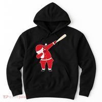Baseball Bat Dabbing Santa Hoodie thumb 0