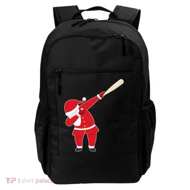 Baseball Bat Dabbing Santa Backpack