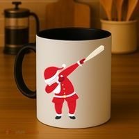 Baseball Bat Dabbing Santa Coffee Mug thumb 4