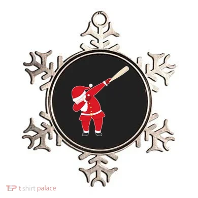 Baseball Bat Dabbing Santa Ornament