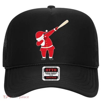 Baseball Bat Dabbing Santa Hat