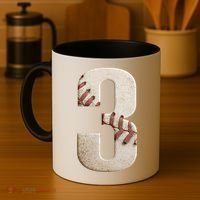 Baseball Birthday 3rd Birthday Coffee Mug thumb 4