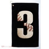 Baseball Birthday 3rd Birthday Golf Towel thumb 0