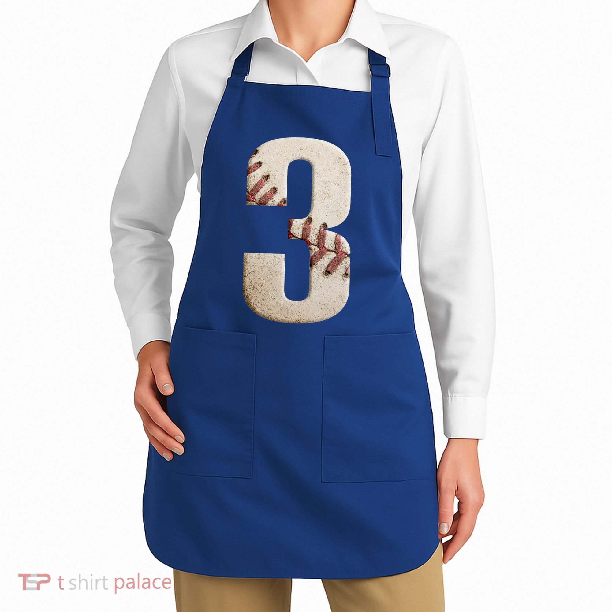 Baseball Birthday 3rd Birthday Apron