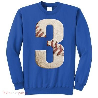 Baseball Birthday 3rd Birthday Sweatshirt