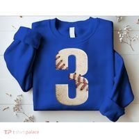 Baseball Birthday 3rd Birthday Sweatshirt thumb 2