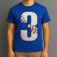 Baseball Birthday 3rd Birthday T-Shirt thumb 3